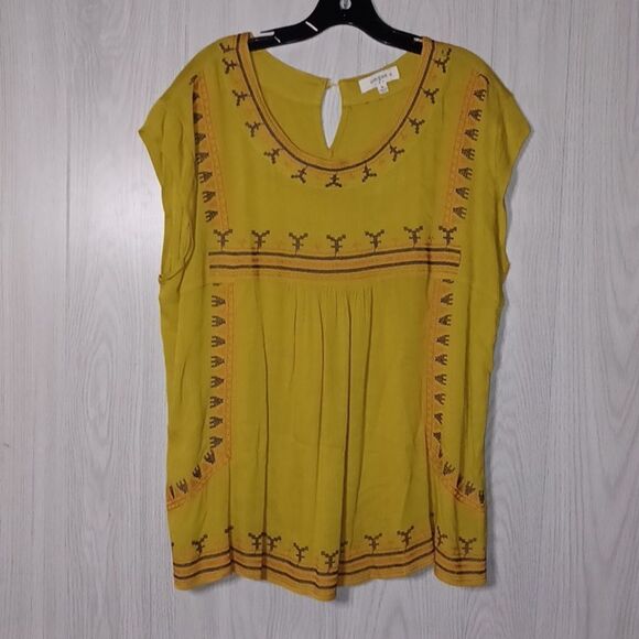 Umgee Tops - Umgee mustard top